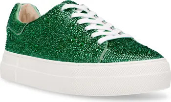 Sidny Crystal Pavé Platform Sneaker | Nordstrom