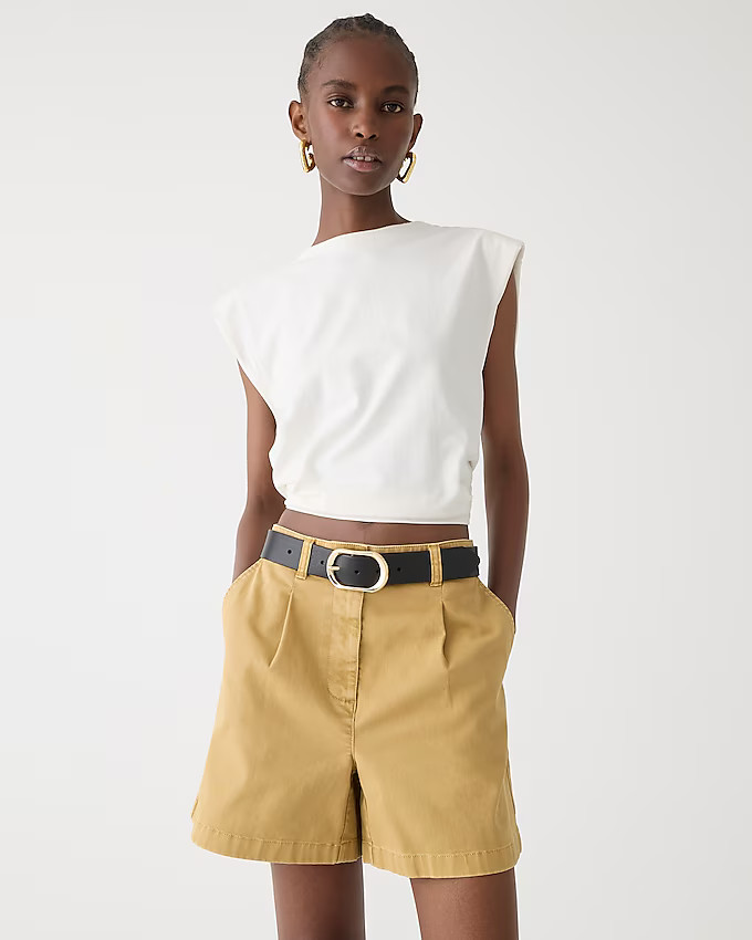 Pleated capeside chino short | J. Crew US