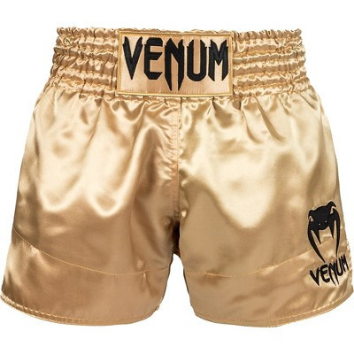 Venum Classic Muay Thai Shorts - Small - Gold/Black | Target