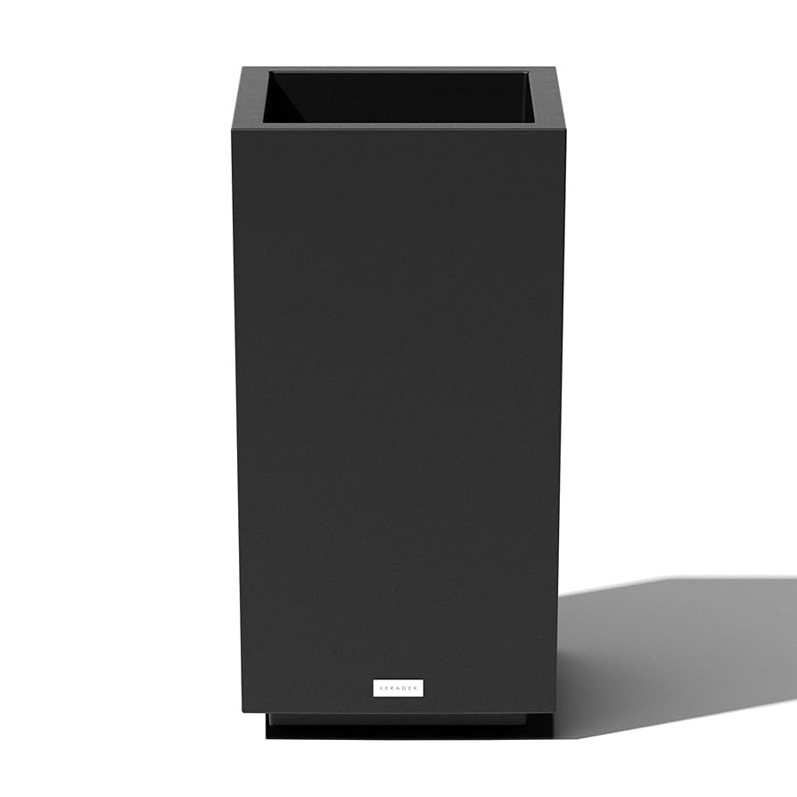 Veradek Block Series Pedestal Planter - Tall Planter for Indoor or Outdoor Front Porch | All-Weat... | Amazon (US)