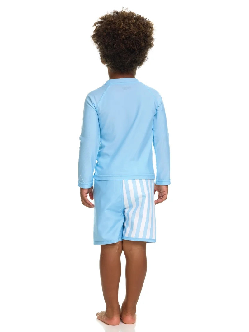 Character Toddler Boy Long- Sleeve Rash Guard and Trunk Swim Set, 2-Piece, Sizes 12M-5T | Walmart (US)
