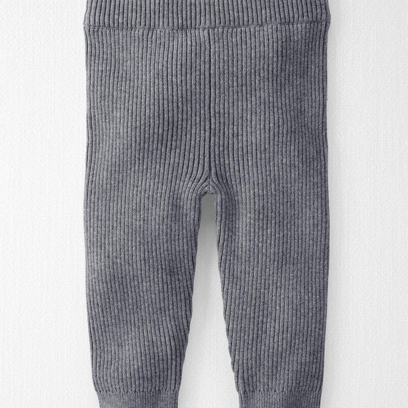 Baby Organic Cotton Ribbed Sweater Knit Pants | Carter's