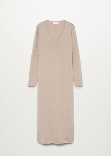 Ribbed jersey dress | MANGO (US)