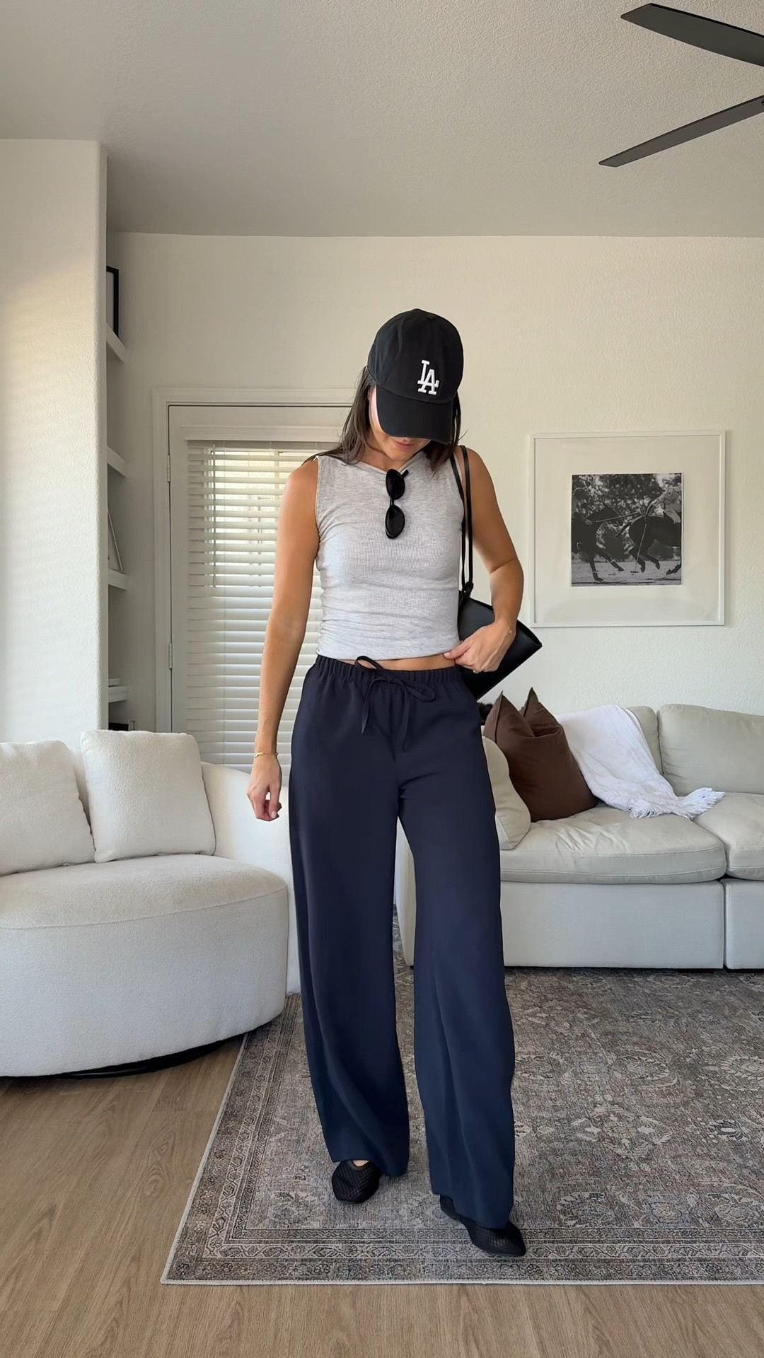 Causal/chill summer outfit of the day! I’m 5’7” wearing an XS in the tank top and small in the pants! 

#LTKFindsUnder100 #LTKSeasonal #LTKStyleTip