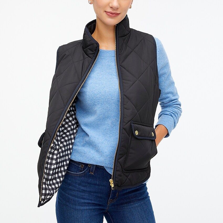 Puffer vest with snap pockets | J.Crew Factory