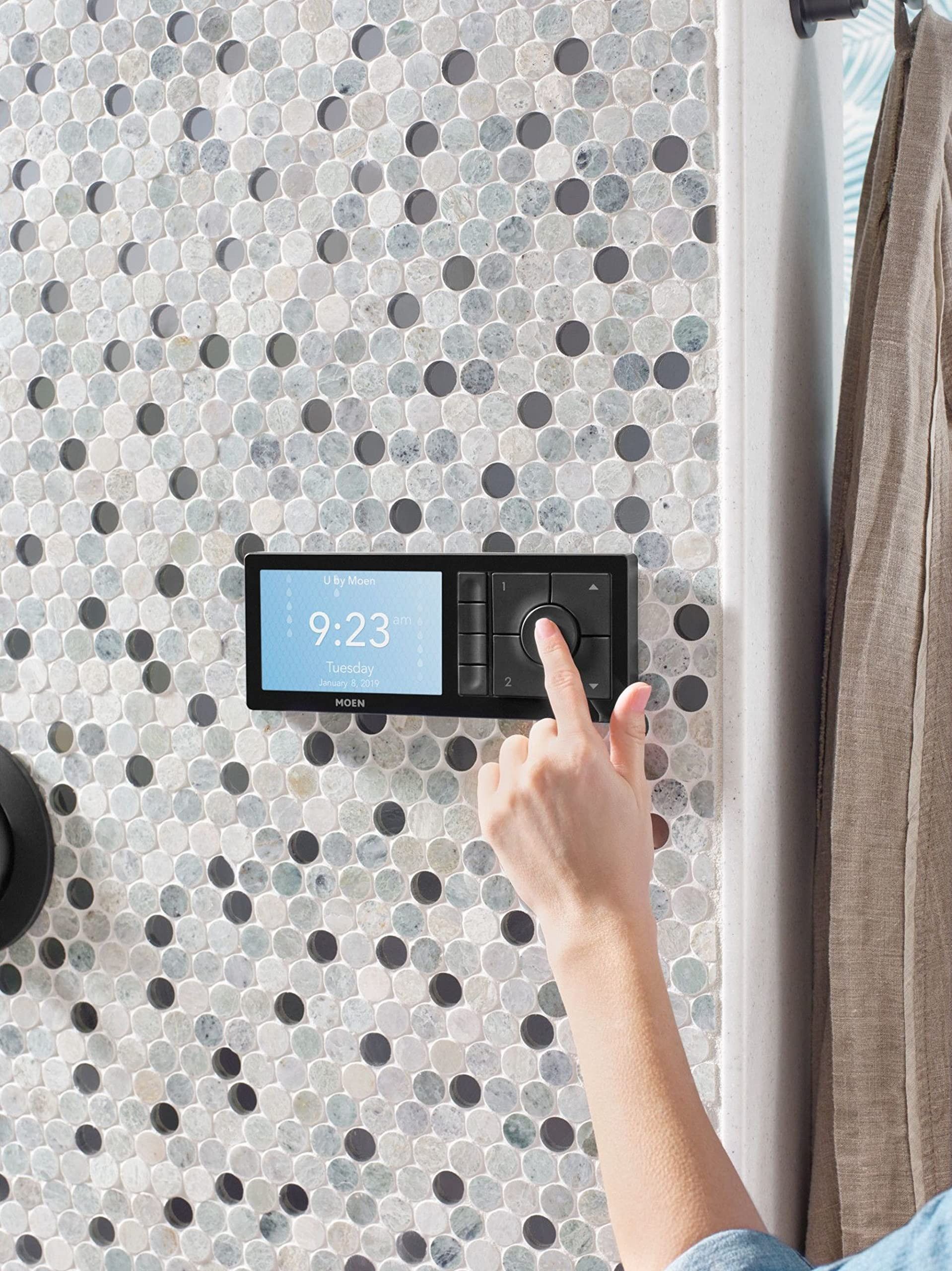 Moen Matte Black Smart Shower 4-Outlet Digital Shower Controller for Thermostatic Shower Valve, T... | Amazon (US)