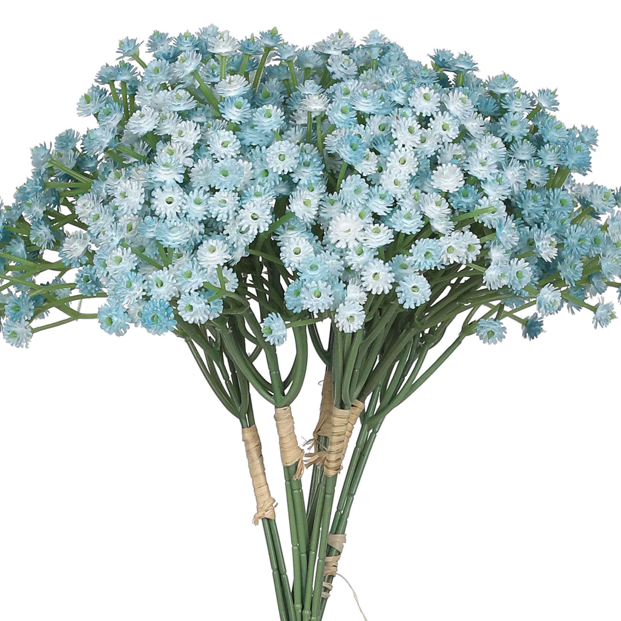 Unique Bargains Artificial Flowers 6pcs Fake Flowers Bouquets Real Touch Bulk Bouquet Faux Flowers for Wedding Arrangement Party Decoration 8.3Inch | Lowe's