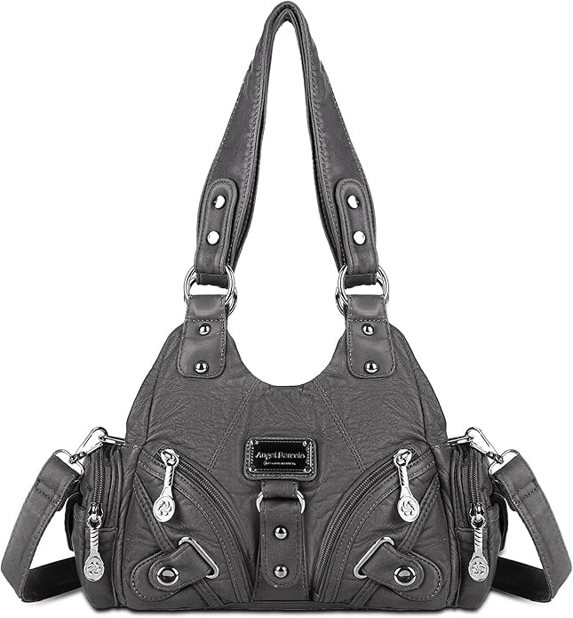 Angel Kiss Small Hobo Bags for Women Multi Pockets Purses Long Strap Handbags Adjustable Shoulder... | Amazon (US)