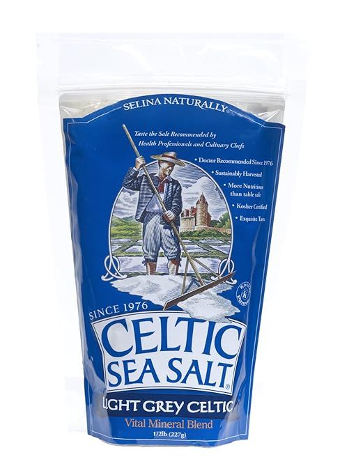 Celtic Sea Salt, Light Grey Pouch, 8 oz | Amazon (US)