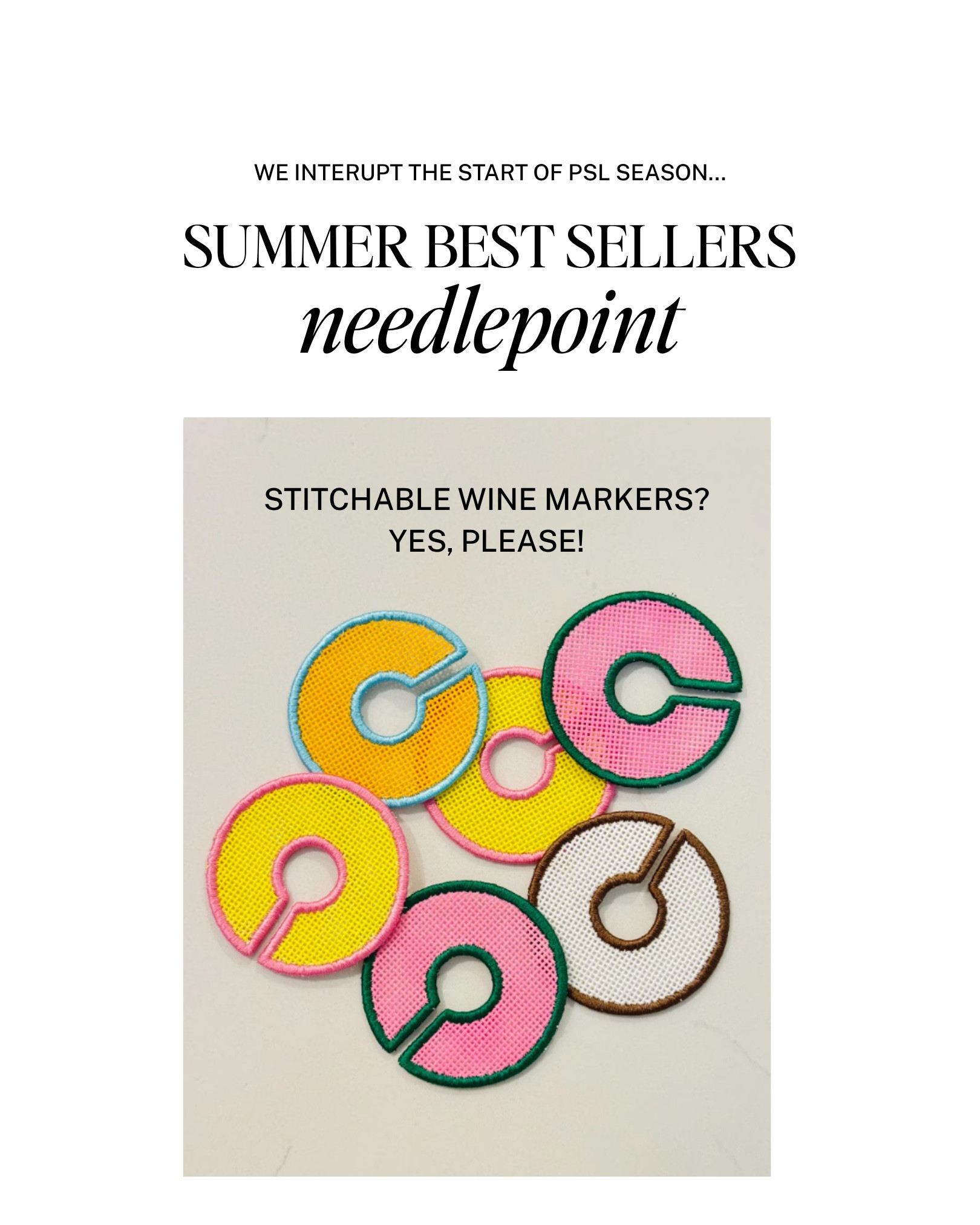 Needlepoint BEST SELLERS of the summer. 

I'm looking forward to fall and NEW NDLPT finds. If it is even half as good as this summer was- we're in for a treat! 

I've rounded up some great self finishing options for needlepoint, must-have tools and your favorite finds from this season. All best sellers and LOVED by you! 

As always some are on Amazon, some great finds from Target and a little bit of random goodness from places you'd least expect!

#LTKSeasonal #LTKOver40 #LTKHome