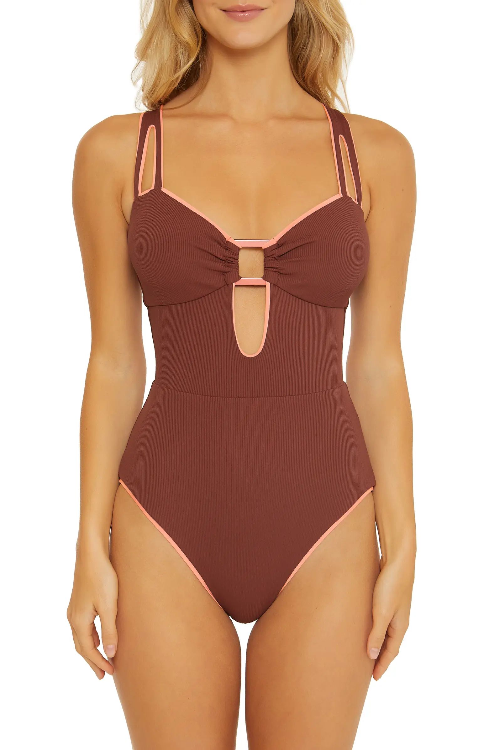 Becca Fine Line One-Piece Swimsuit | Nordstrom | Nordstrom