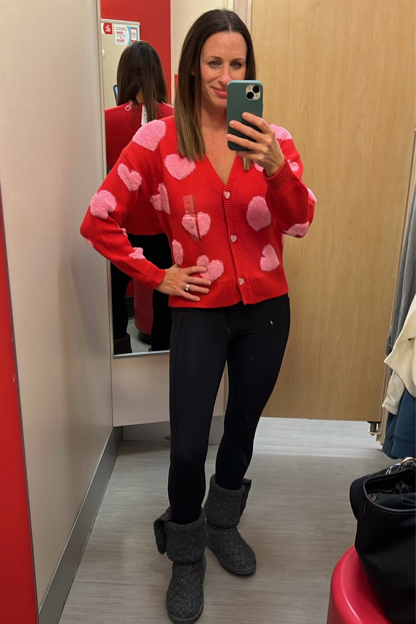 Valentine’s Day sweater. Wearing XS

#LTKFindsUnder50