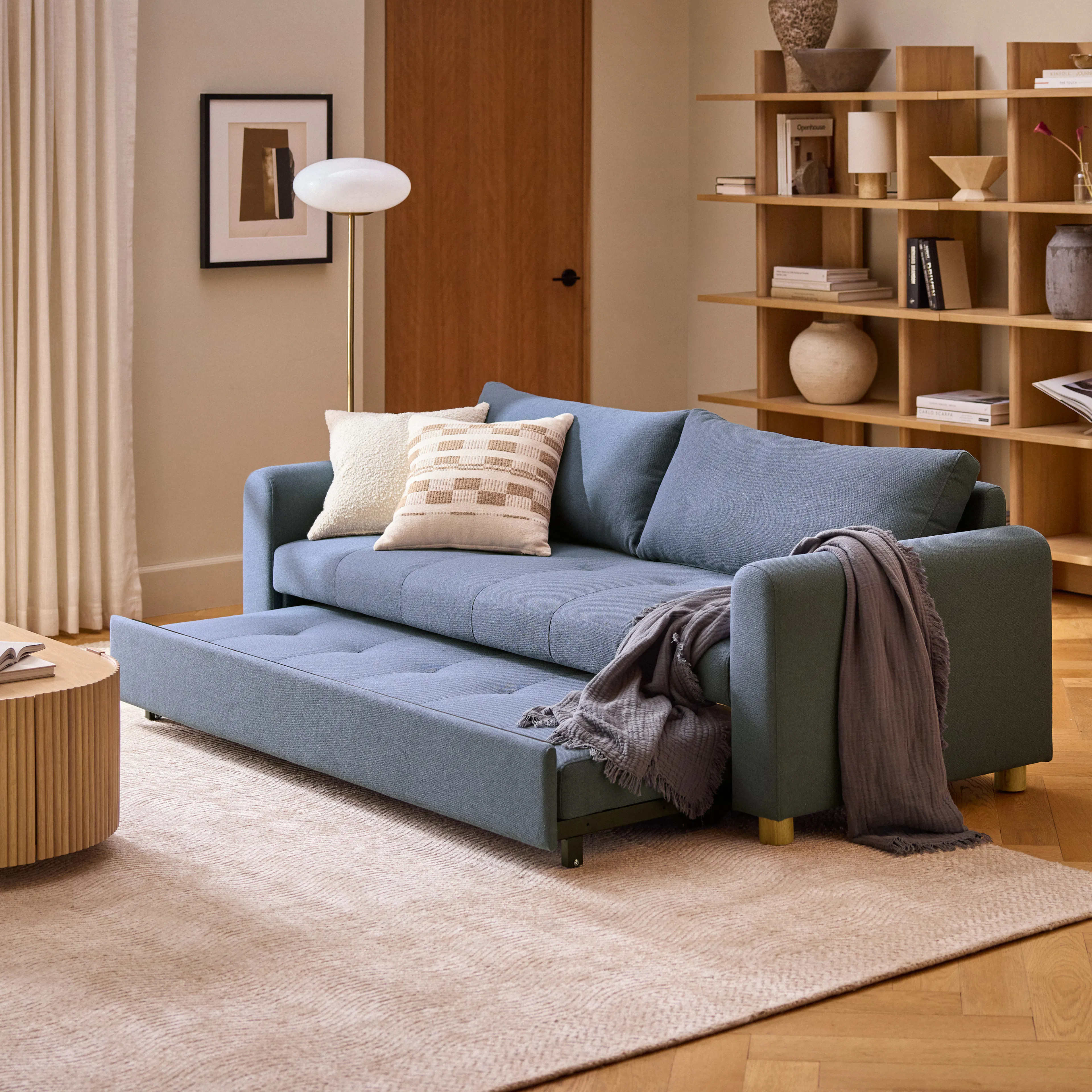 Nordby 87" Sofa Bed - Lull Blue | Article