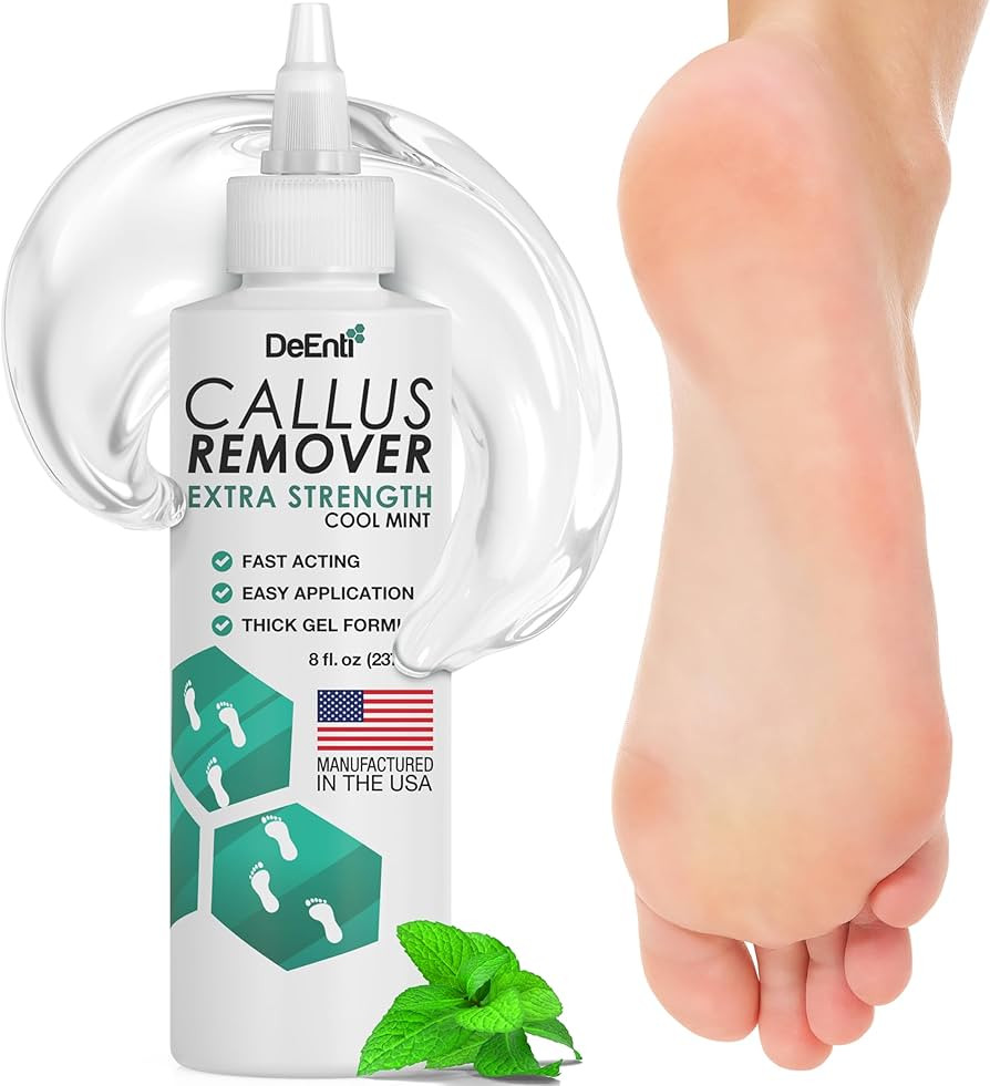 DeEnti Callus Remover for Feet, Extra Strength Foot Callus Remover Gel, 8oz Salon Grade Home Pedi... | Amazon (US)