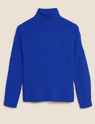 Soft Touch Ribbed Roll Neck Jumper | M&S Collection | M&S | Marks & Spencer (UK)