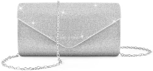 PACETAP Rhinestone Clutch Purses for Women, Sparkly Glitter Evening Bags Handbag for 1920s Party ... | Amazon (US)