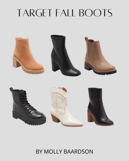 Target fall boots on sale!! 🙌🏼🖤
-Brown boots, black boots, white boots, Target style, Target finds, Target sale

#LTKunder50 #LTKshoecrush #LTKsalealert