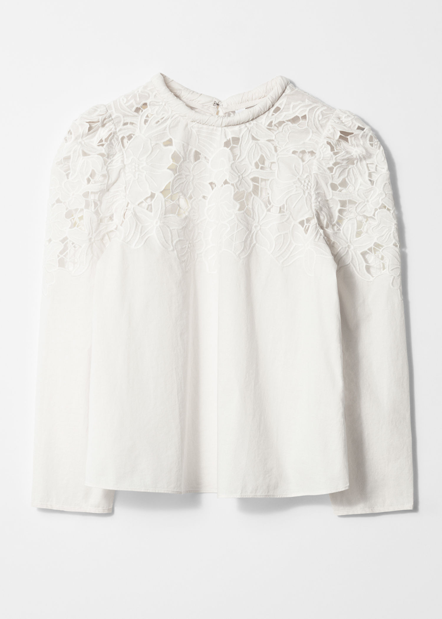 Embroidered Puff-Sleeve Blouse | & Other Stories - US