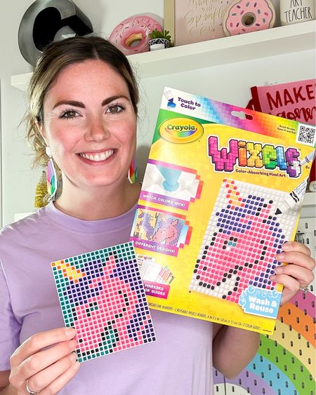 #ad @crayola Wixels is a fun, innovative way for kids to create colorful pixel art, while inspiring their imagination and creativity!  The Crayola Wixels Activity Kit includes 2 Wixel Panels, 2 Color Maps, and 8 Washable Markers. Simply follow the included color map to create fun pixelated art, or kids can create their own design! This would be such a fun summer activity to do with your kids! 🌈💕#target #targetpartner #crayola

#LTKBacktoSchool #LTKFind #LTKkids