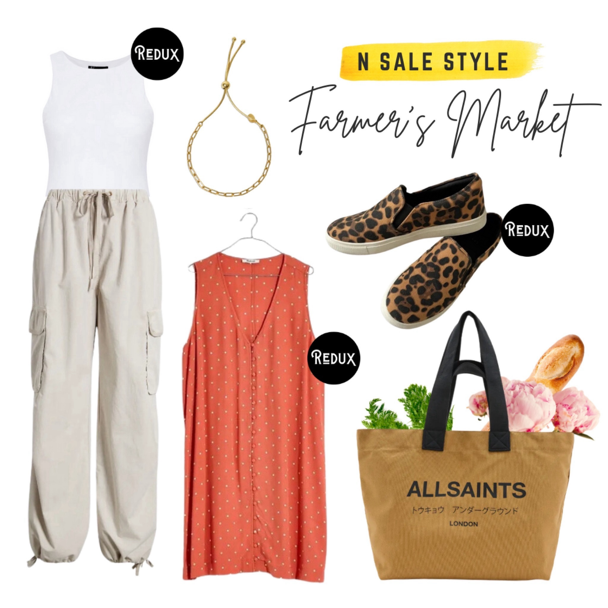 How to style my Nordstrom sale picks with thrifted pieces from Redux - Farmer’s Market edition 💐🍓

#LTKitbag #LTKsalealert #LTKfindsunder100