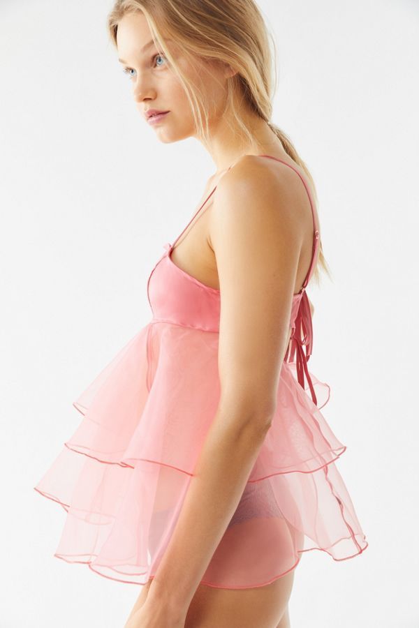 Out From Under Jasmine Tiered Tie-Back Cami | Urban Outfitters (US and RoW)