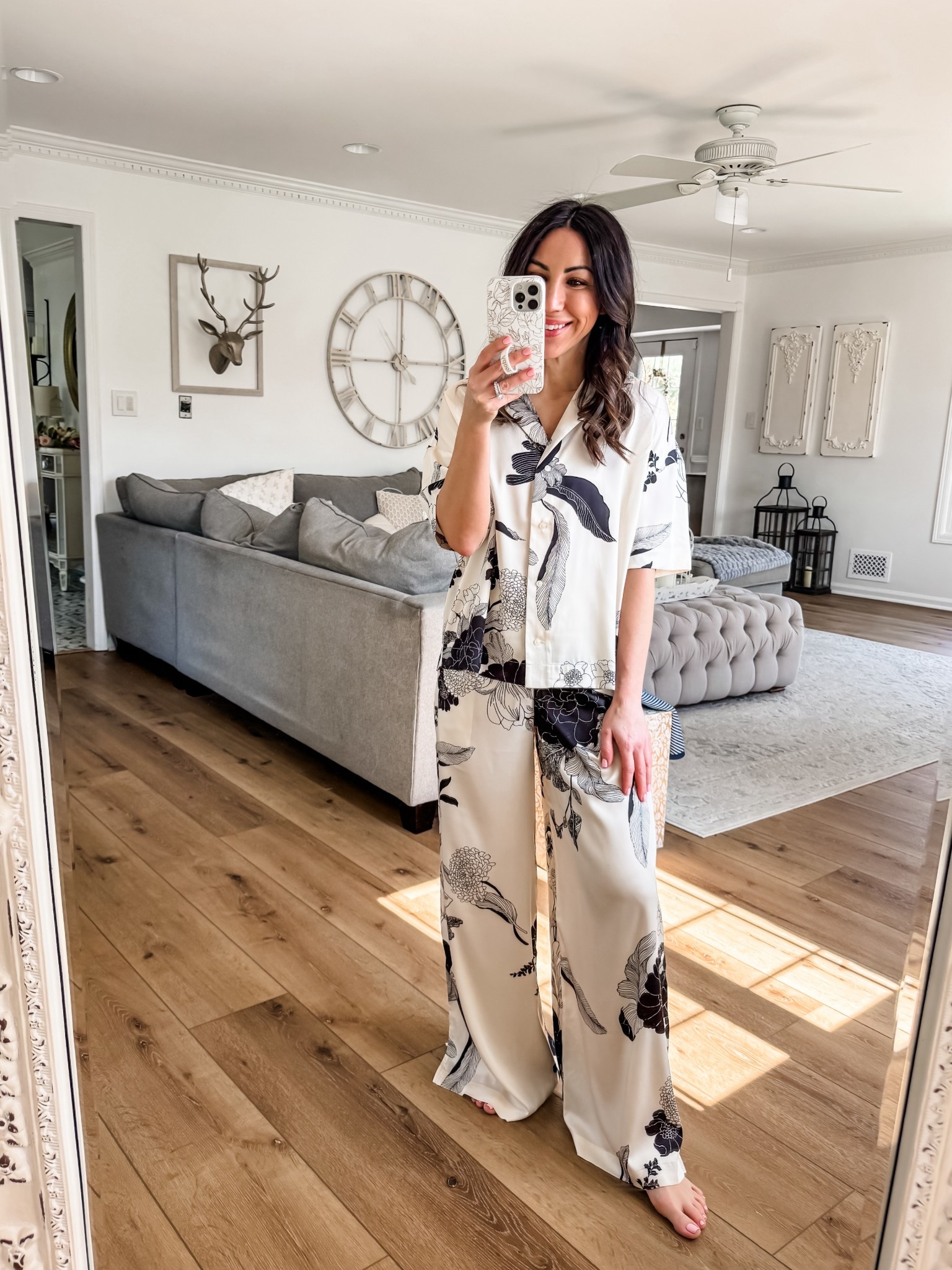 These silk pajamas would make a perfect Mother’s Day gift. Small top. Pants XS.

#LTKOver40 #LTKMothersDay