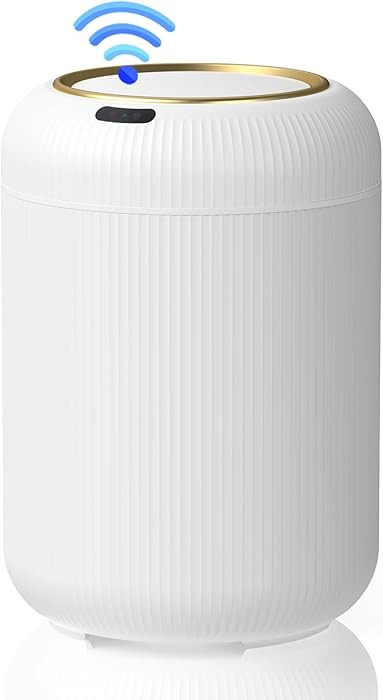 Procade Motion Sensor Trash Can with Lid, 3 Gallon Electric Bathroom Garbage can, Small White Was... | Amazon (US)
