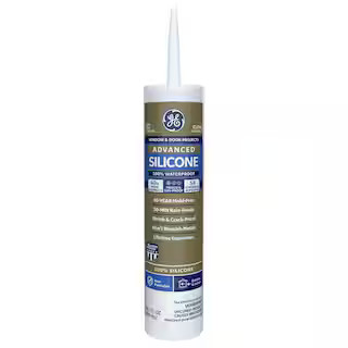 Advanced Silicone 2 Caulk 10.1 oz Window and Door Sealant Clear | The Home Depot