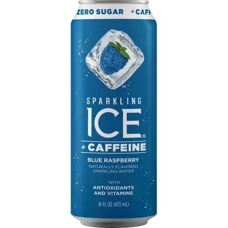 Sparkling Ice +caffeine Blue Raspberry - 16 Fl Oz Can : Target