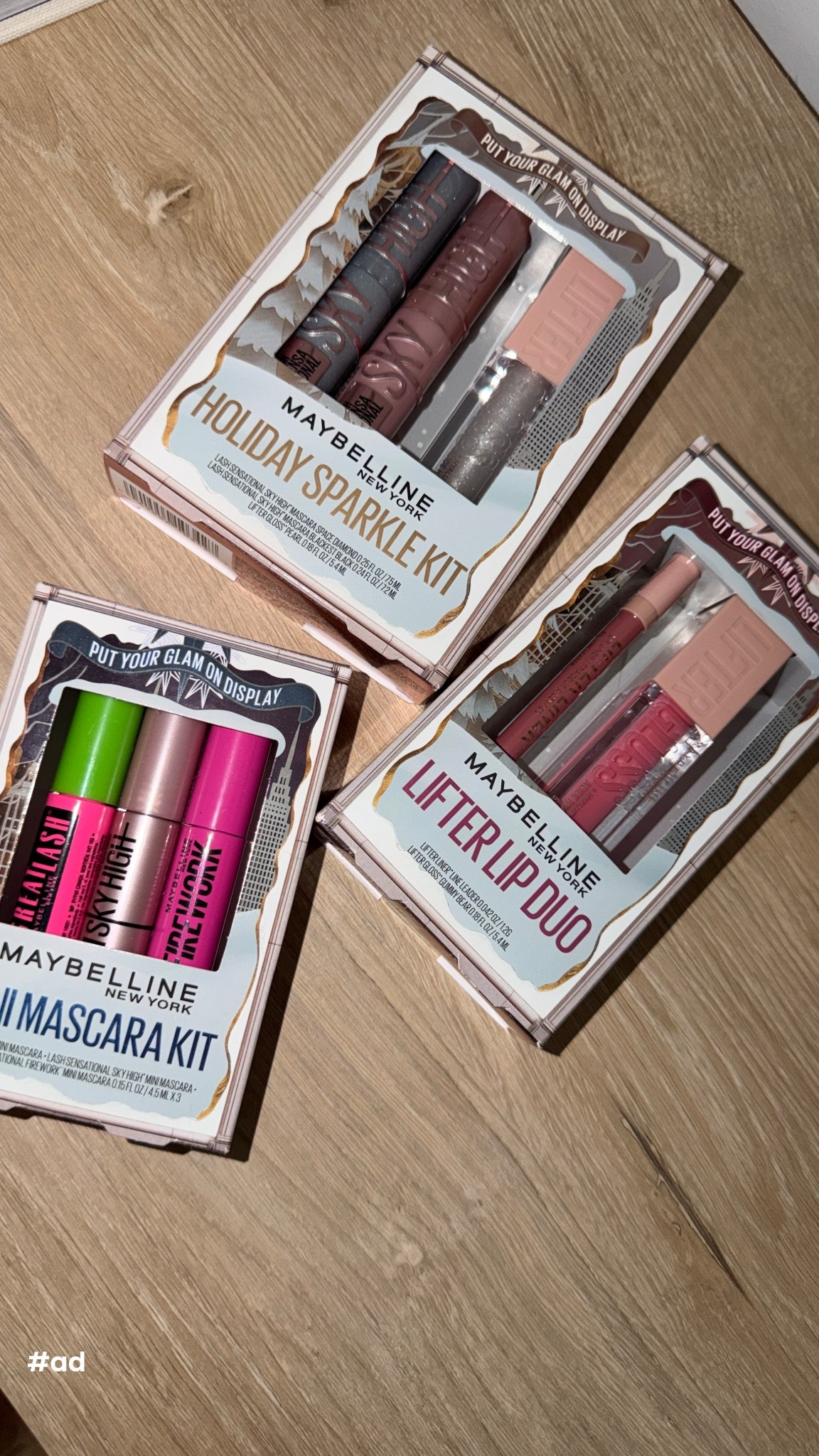 #Ad #MaybellinePartner I know I’m not the only one always excited to shop holiday beauty gift sets. These ones by @maybelline are the perfect stocking stuffer or just a great way to get a good deal on trying and new make up! You can grab all these sets right now @target! ✨ @targetstyle #TargetPartner #Target