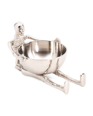 Skeleton Holding Bowl | TJ Maxx