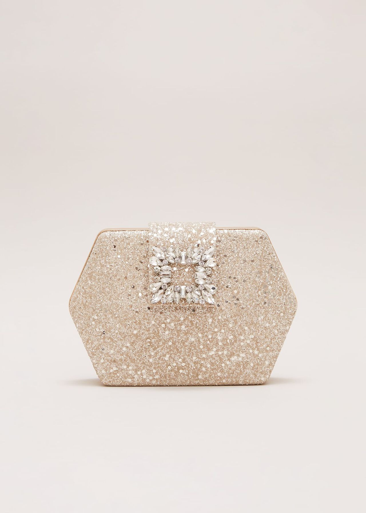 Glitter Embellished Hexagon Bag | Phase Eight UK | | Phase Eight (UK)
