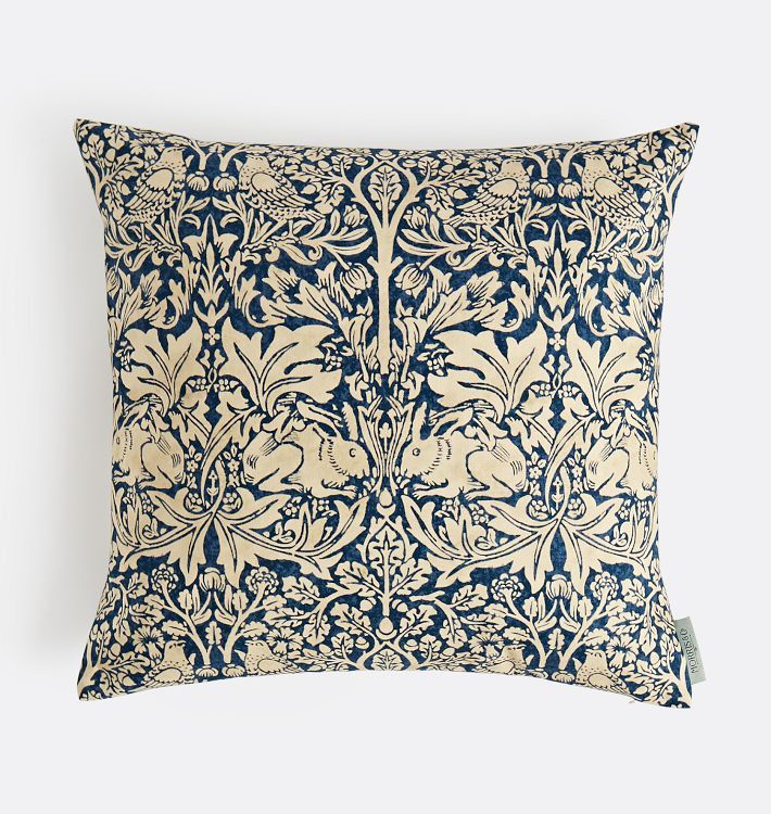 William Morris Brer Rabbit Pillow Cover | Rejuvenation