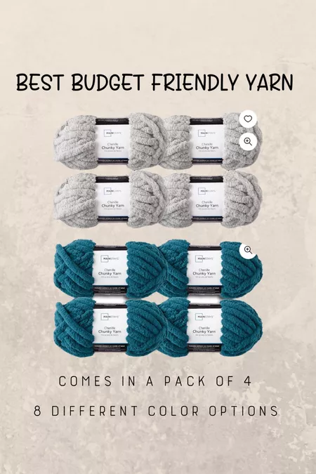 Mainstays Chunky Chenille Yarn, … curated on LTK