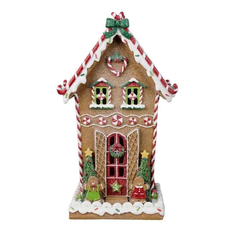 LED Gingerbread House Decor, 12" | At Home