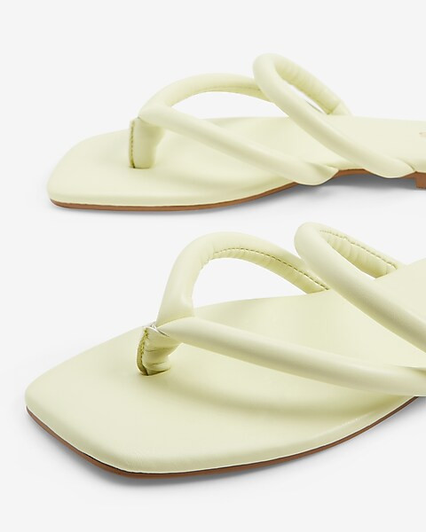 Square Toe Tube Strap Sandals | Express