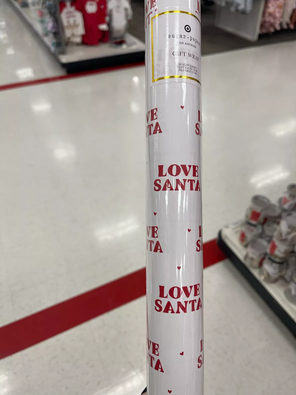 From Santa, With Love Wrapping Paper