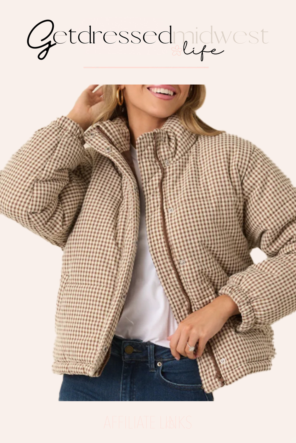 gingham 
cottage core
puffer coat 

 #LTKSeasonal #LTKMidsize #LTKPetite