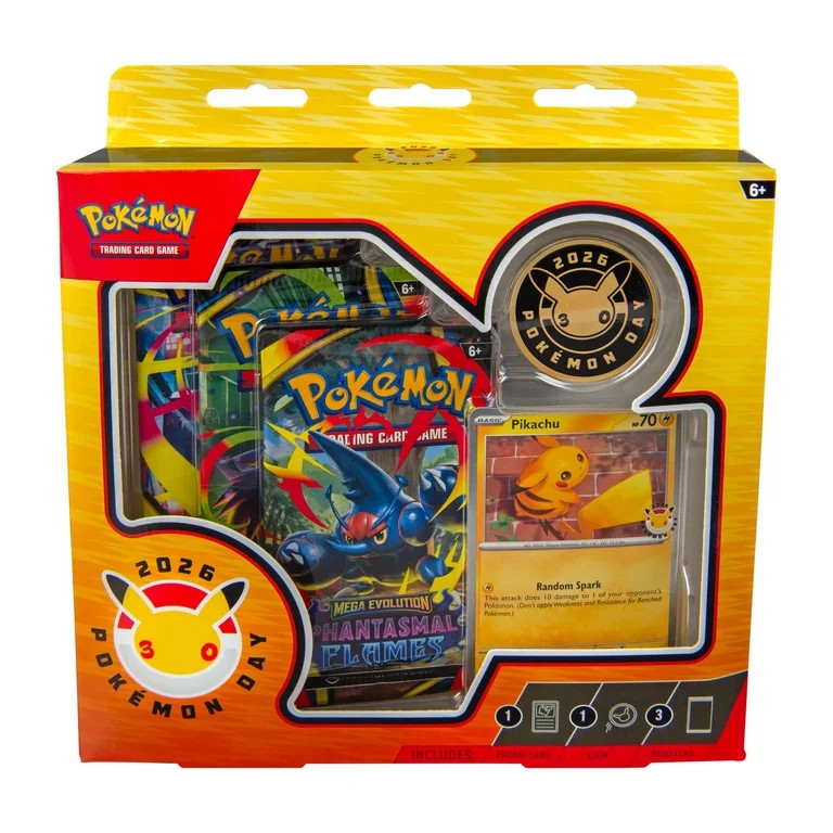 Pokemon Trading Card Games Pokemon Day 2026 Collection | Walmart (US)