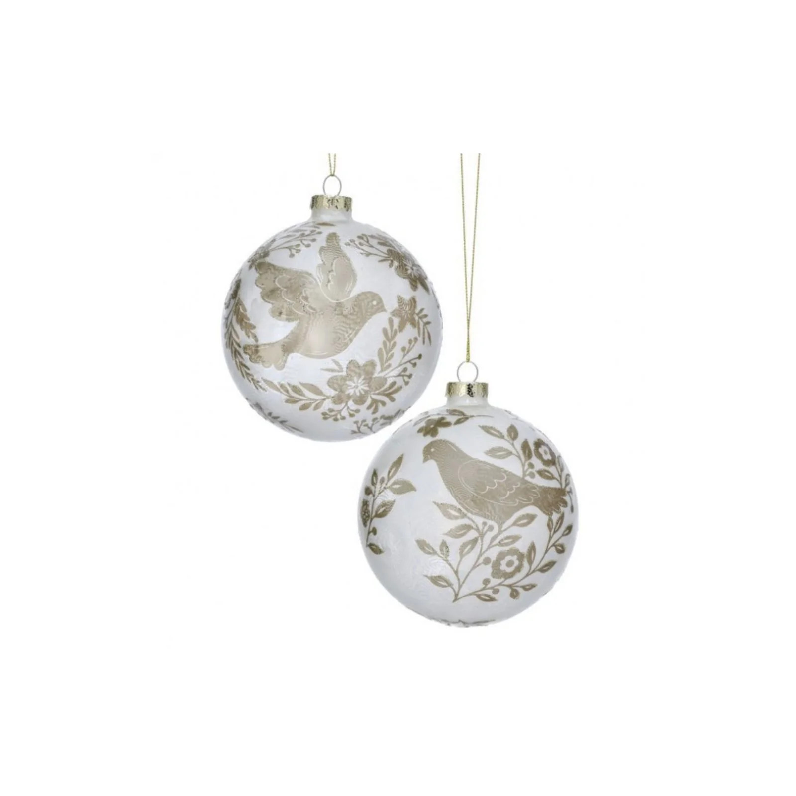 Winter Dove Ornament Set | Brooke & Lou | Brooke and Lou