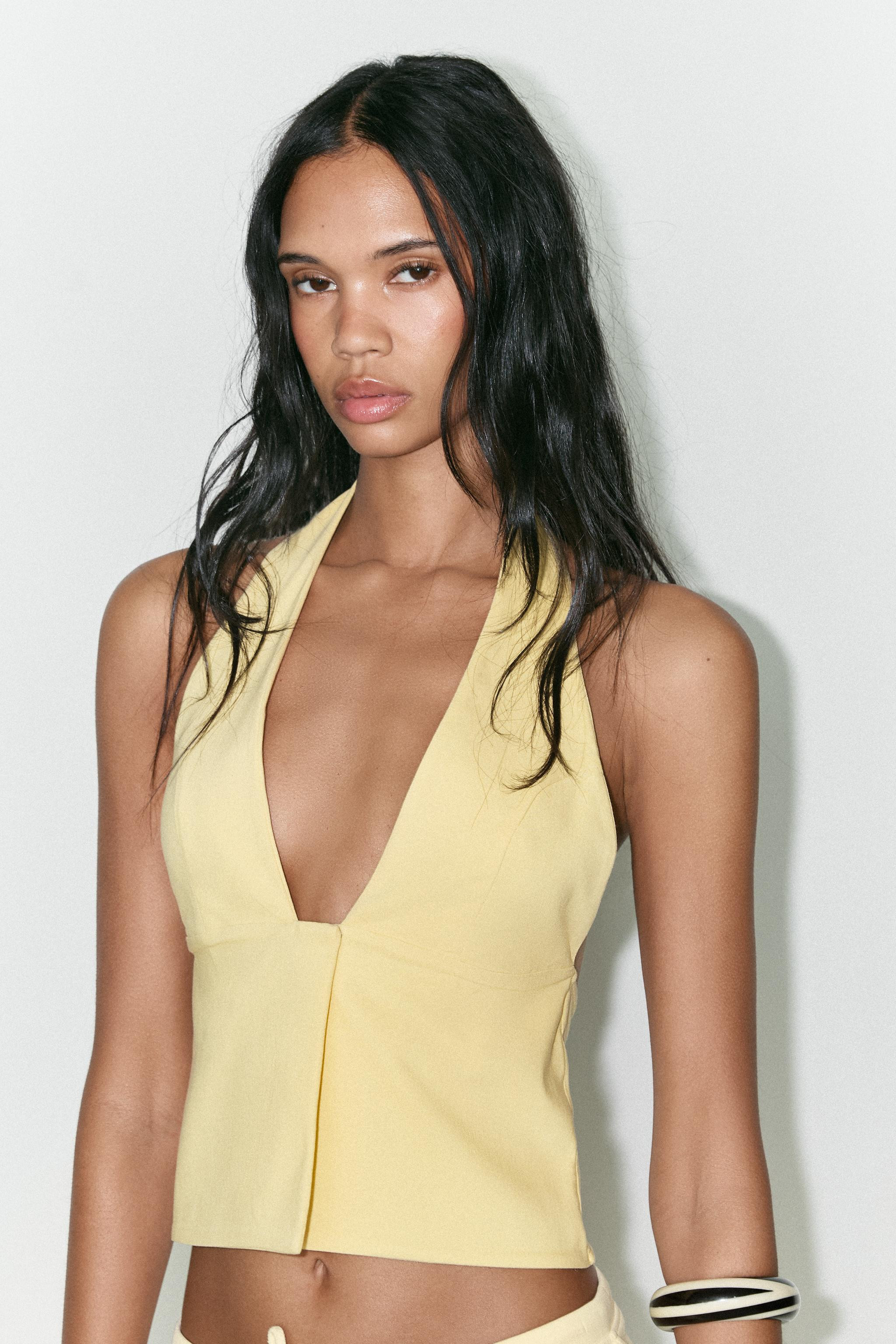 STRETCH HALTER TOP | Zara US