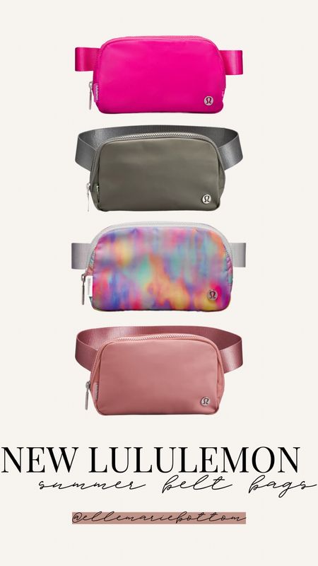 New lululemon belt bag colors for summer! 

#LTKstyletip #LTKunder50 #LTKitbag