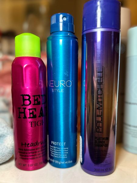 Styling products 
Hair shine
Heat protection 
Purple shampoo 
All found on Amazon 


#LTKSeasonal #LTKFind #LTKunder100
