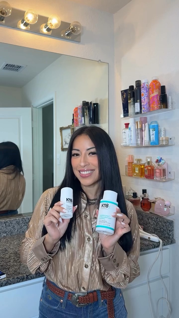 Okayyy, I finally tried @k18hair after hearing everyone rave about it … and now I get the hype 👀 My hair feels so soft, smooth and healthy after just one use! Have y’all tried it yet?  #k18partner #hairgoals #hairrepair #hairtreatments #grwm