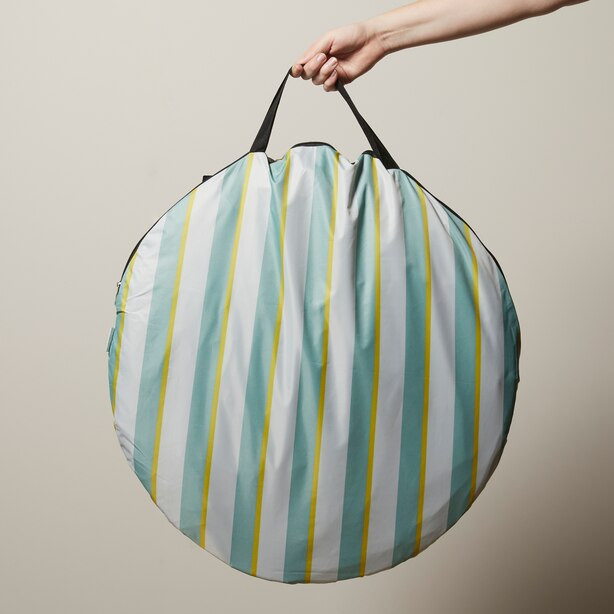 PACKABLE TENT SPIRAL STRIPE | Indigo (CA)