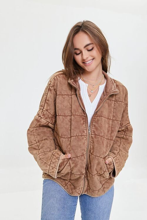 Quilted Zip-Up Jacket | Forever 21 (US)