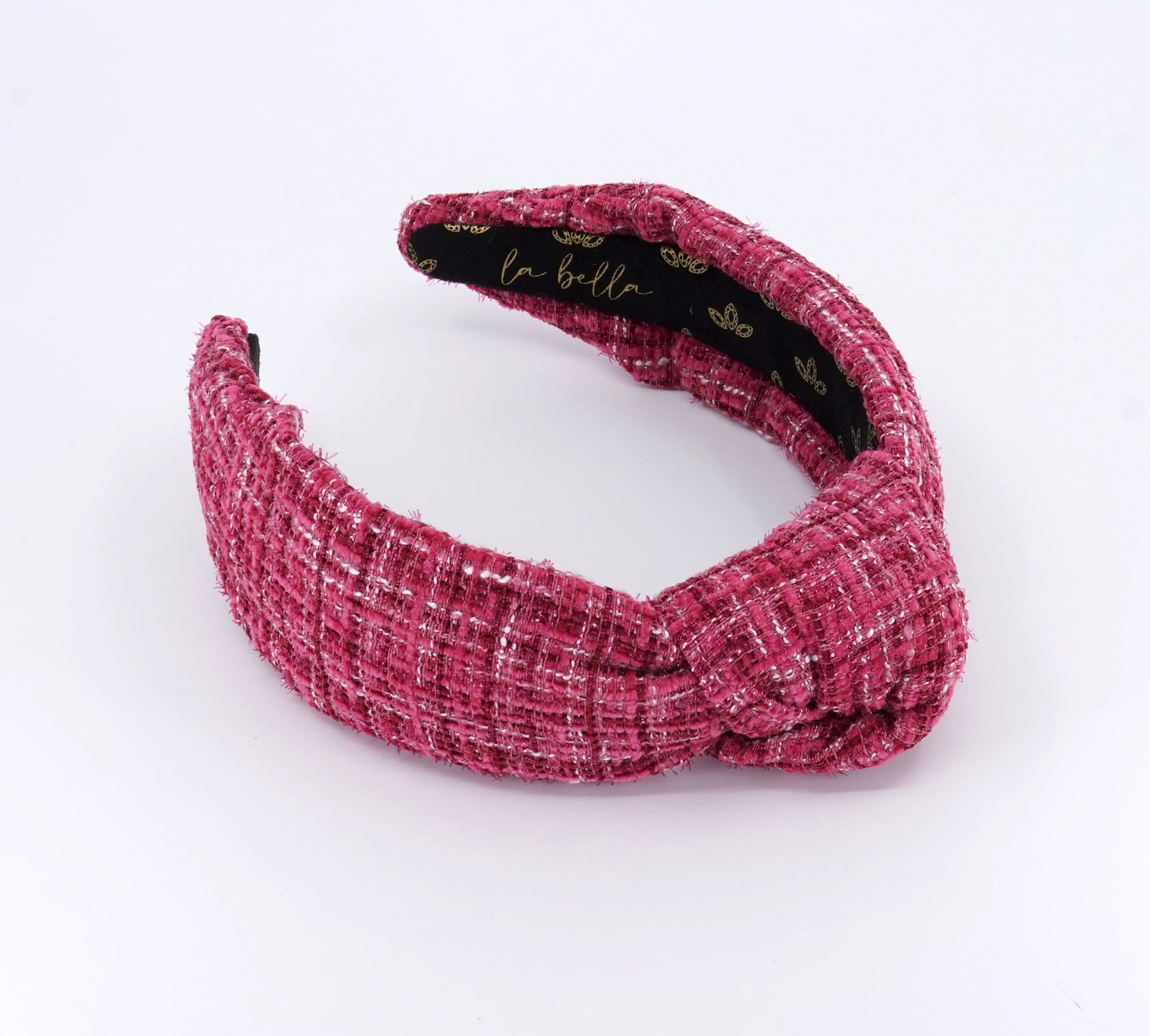 Berry Shimmer Tweed Headband | La Bella Shop