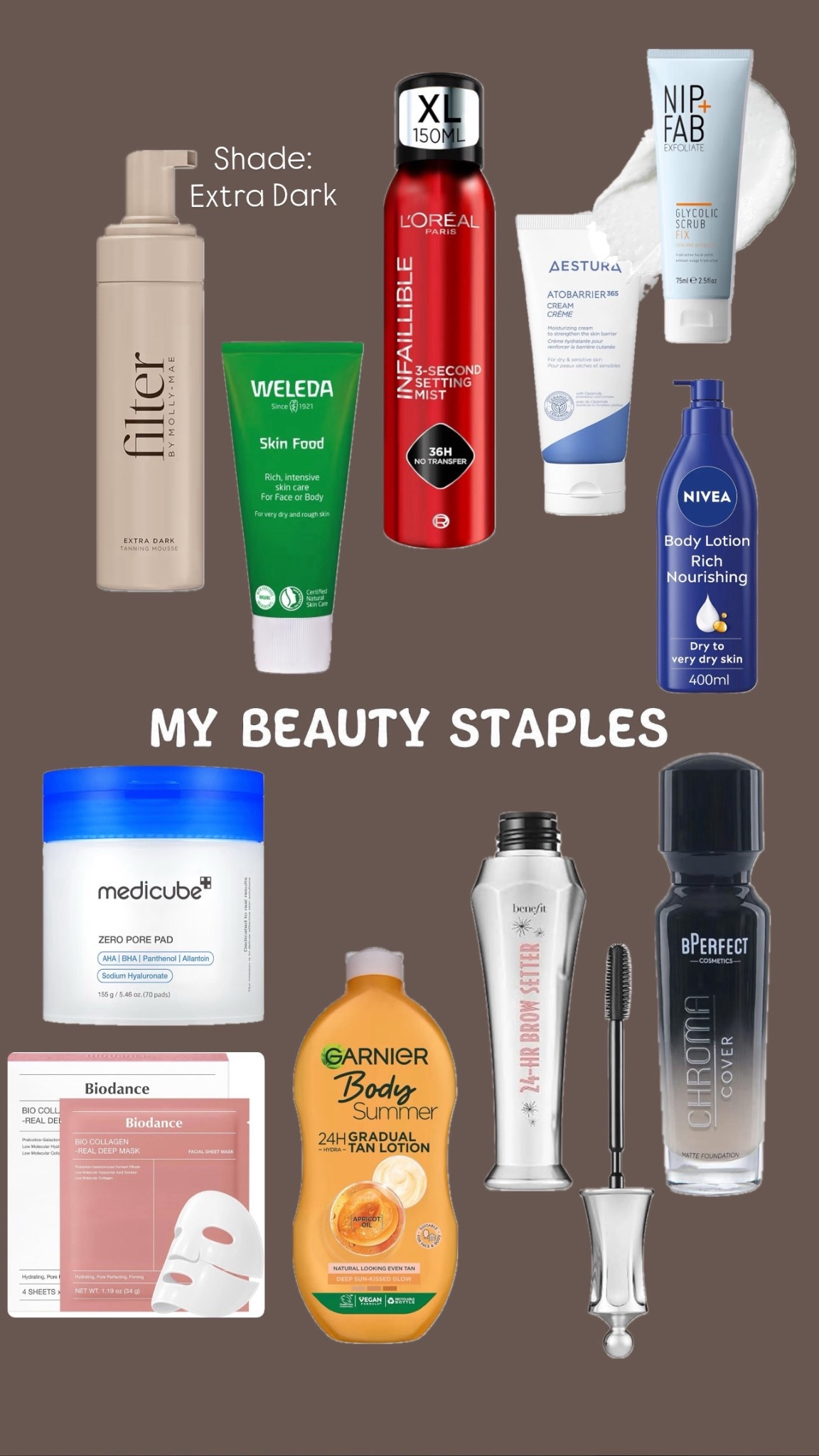 My go to must beauty staples! These are all products I use daily/weekly and can not live without! Some are on offer atm on Amazon 🙌🏼 perfect time to give them a try or stock up on your faves❤️

#LTKuk #LTKspring #LTKbeauty