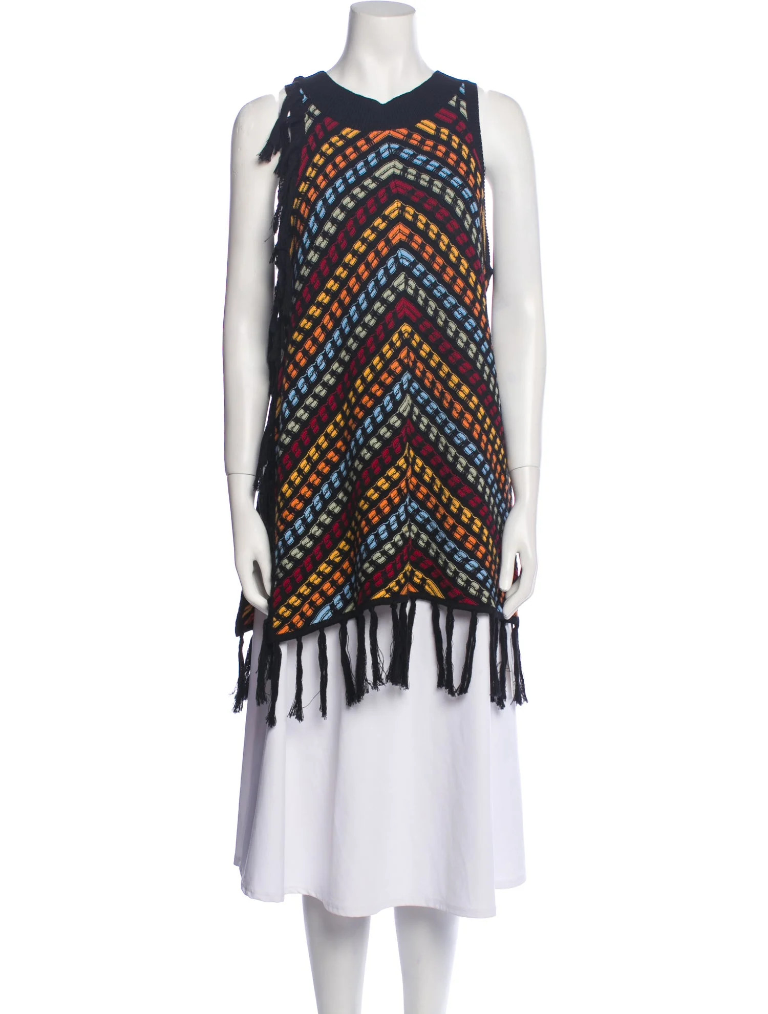 Printed Crew Neck Tunic | The RealReal