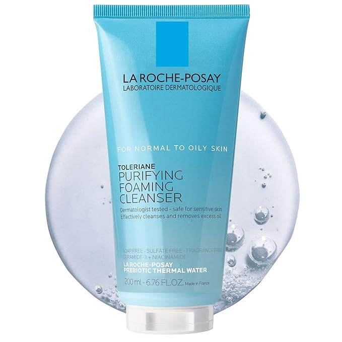 La Roche-Posay Toleriane Purifying Foaming Facial Cleanser, Face Wash for Oily and Normal Skin wi... | Amazon (US)